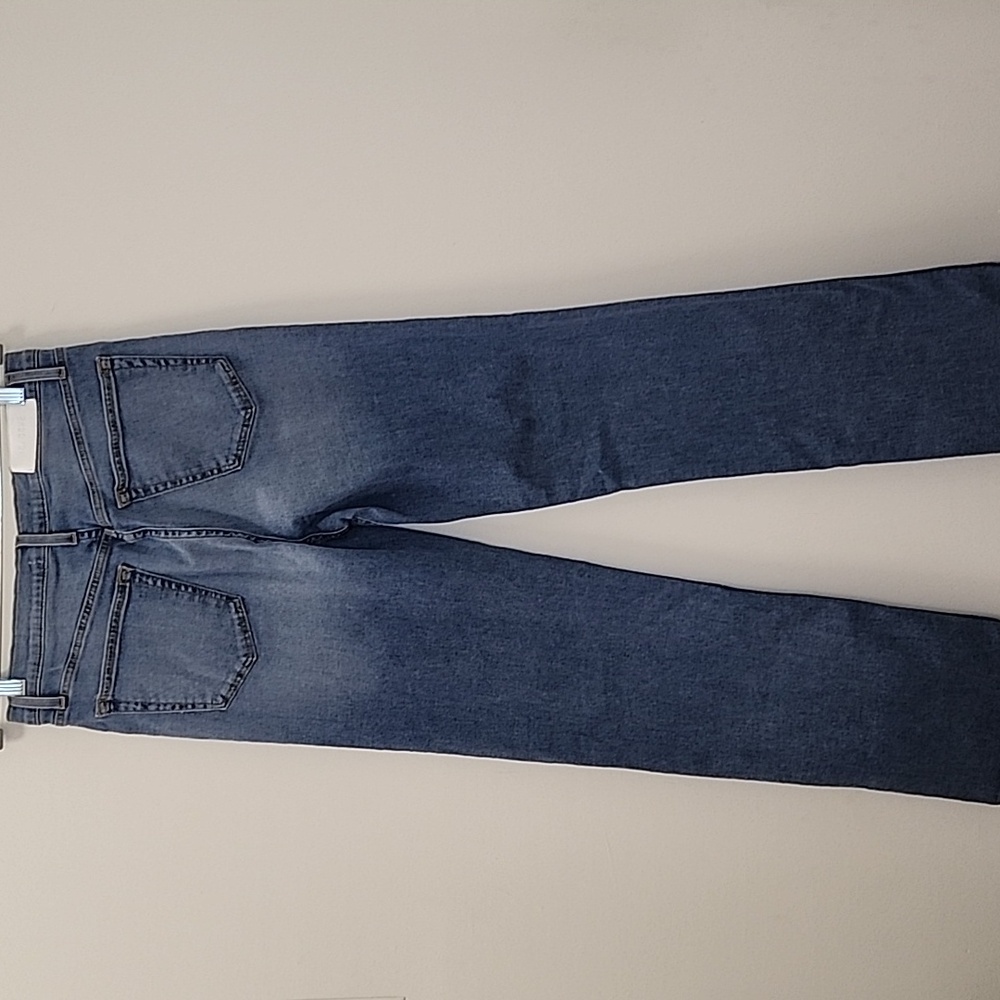 RE/DONE Originals Button Fly High Rise Tapered Leg Strech Tall Jeans Sz 29 - Picture 9 of 16